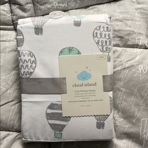 Cloud Island Crib Fitted Sheet